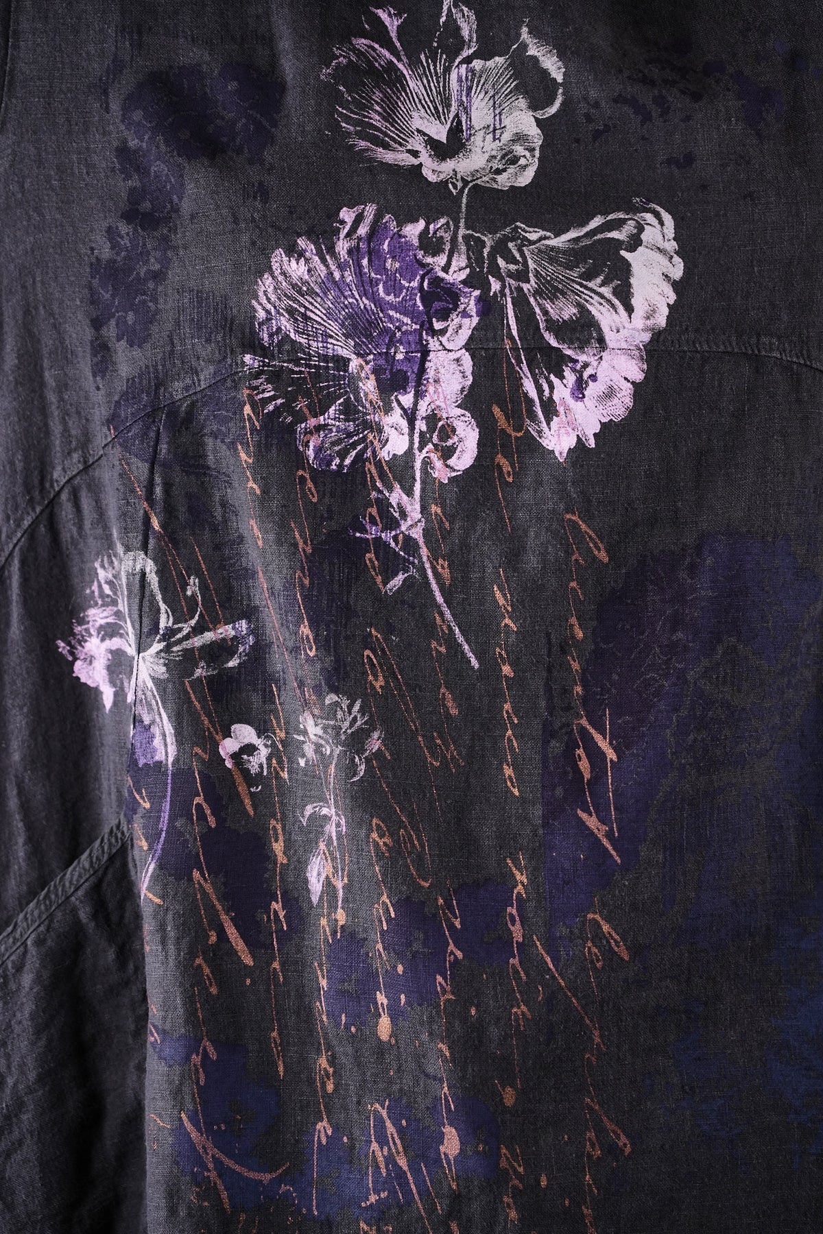 7221 Blue Fish Linen Dress Ironworks Poet