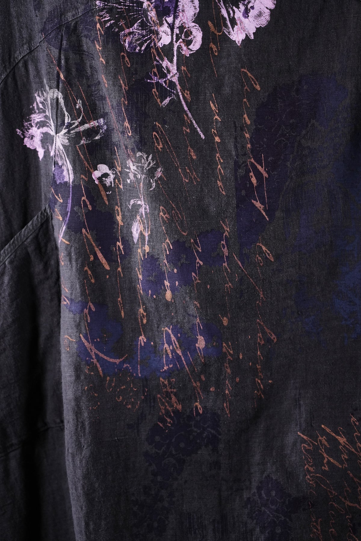 7221 Blue Fish Linen Dress Ironworks Poet