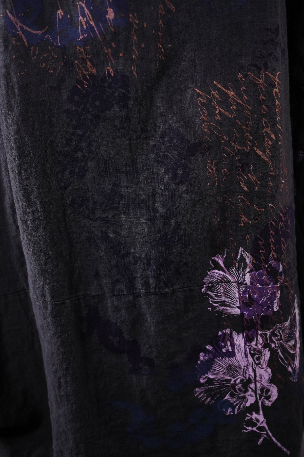 7221 Blue Fish Linen Dress Ironworks Poet