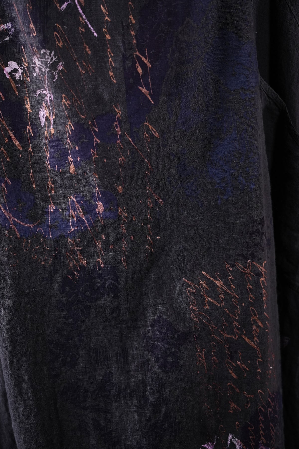 7221 Blue Fish Linen Dress Ironworks Poet