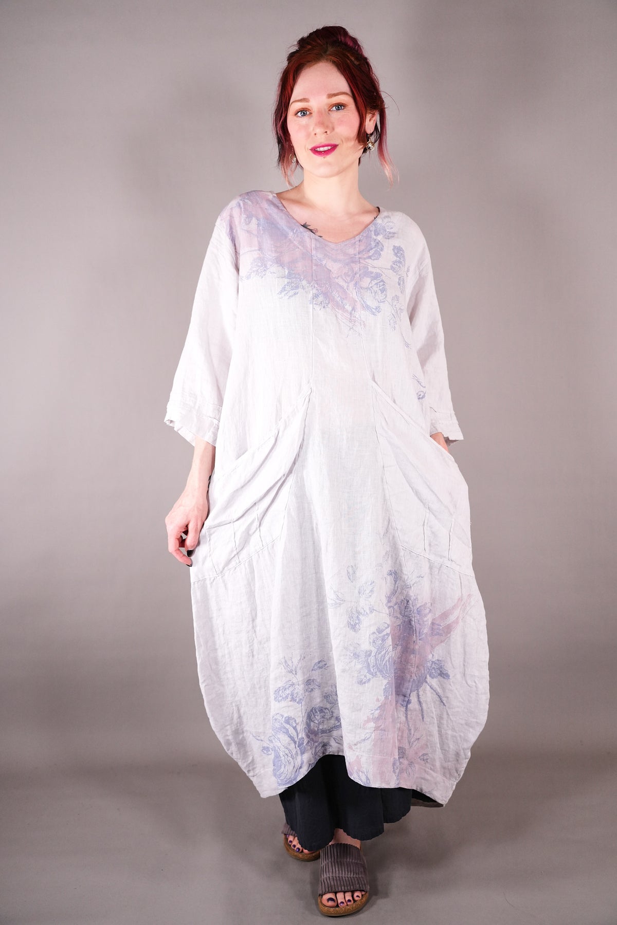7237 Palette Moxy Dress Pearl French Roses