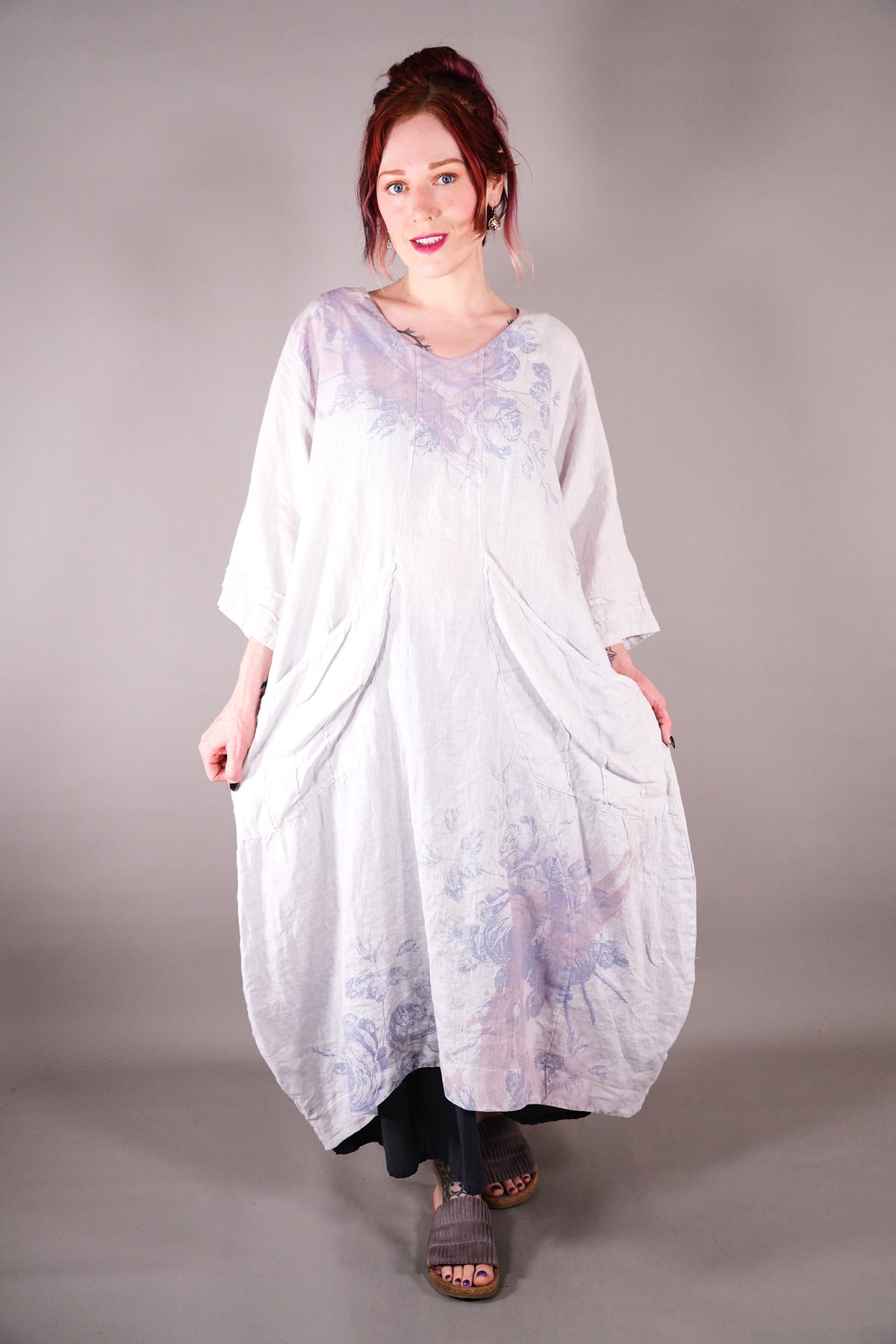 7237 Palette Moxy Dress Pearl French Roses