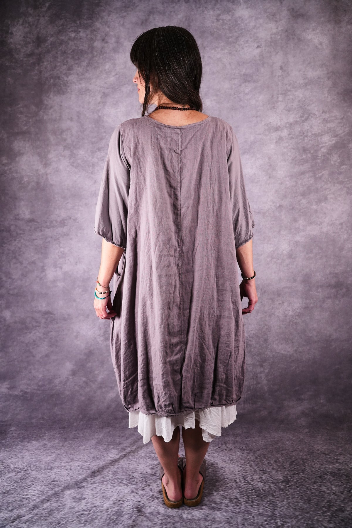 7256 Frenchtown Studio Dress Shantung Art Play