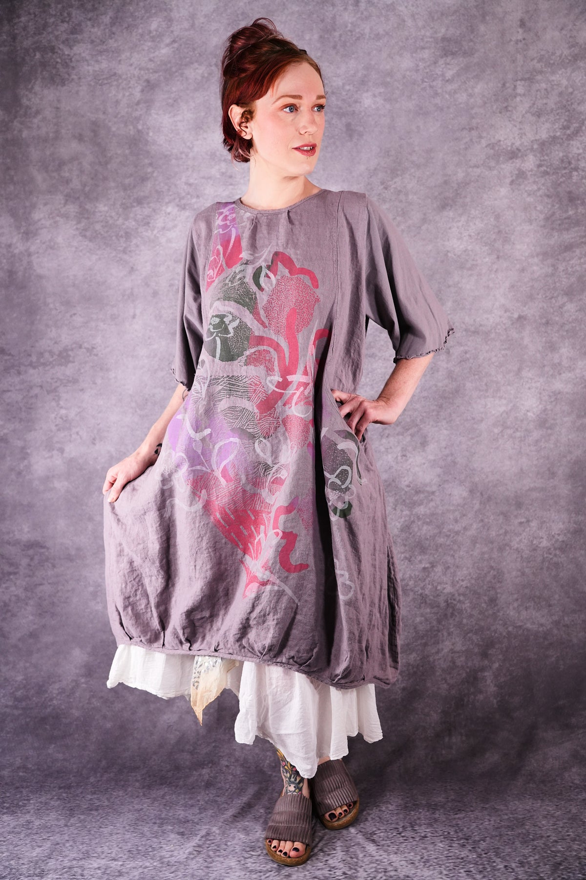 7256 Frenchtown Studio Dress Shantung Summer