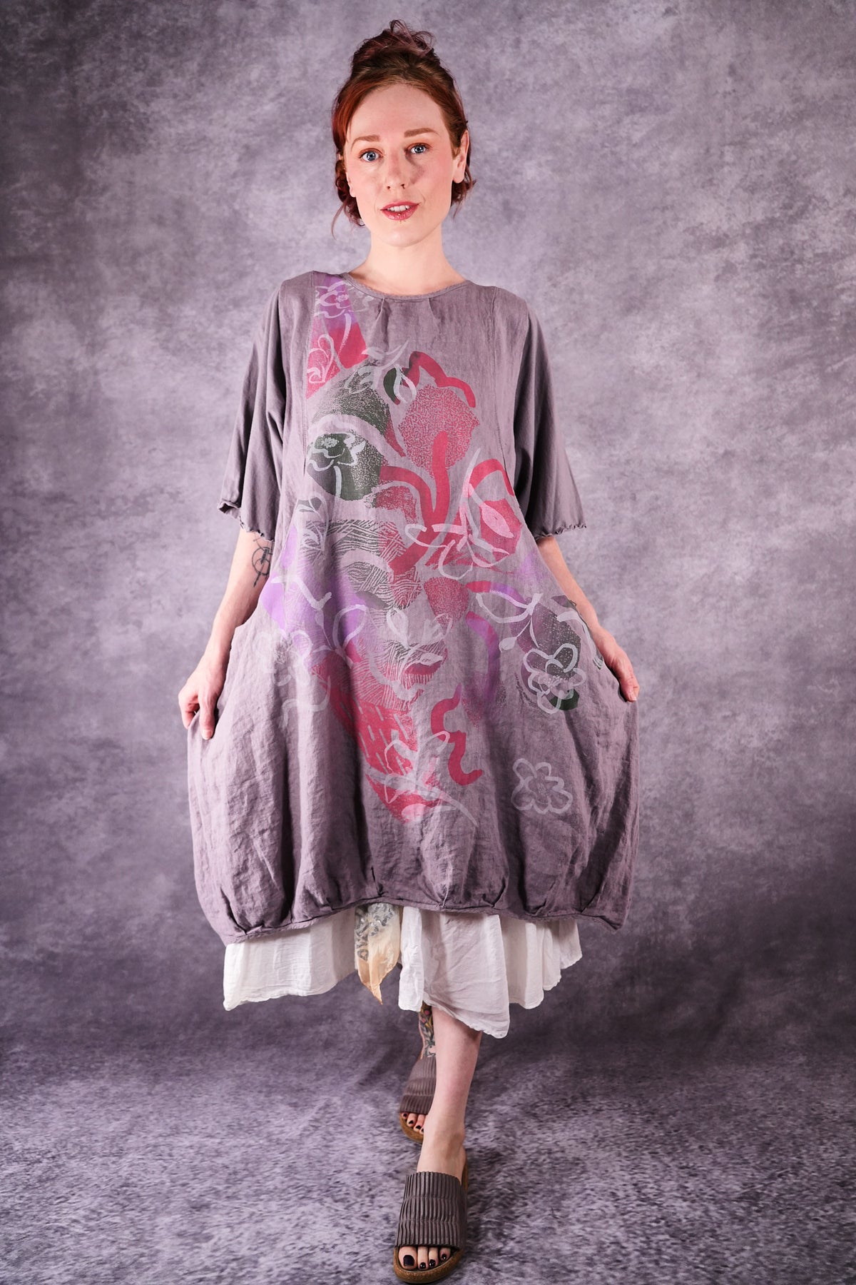 7256 Frenchtown Studio Dress Shantung Summer