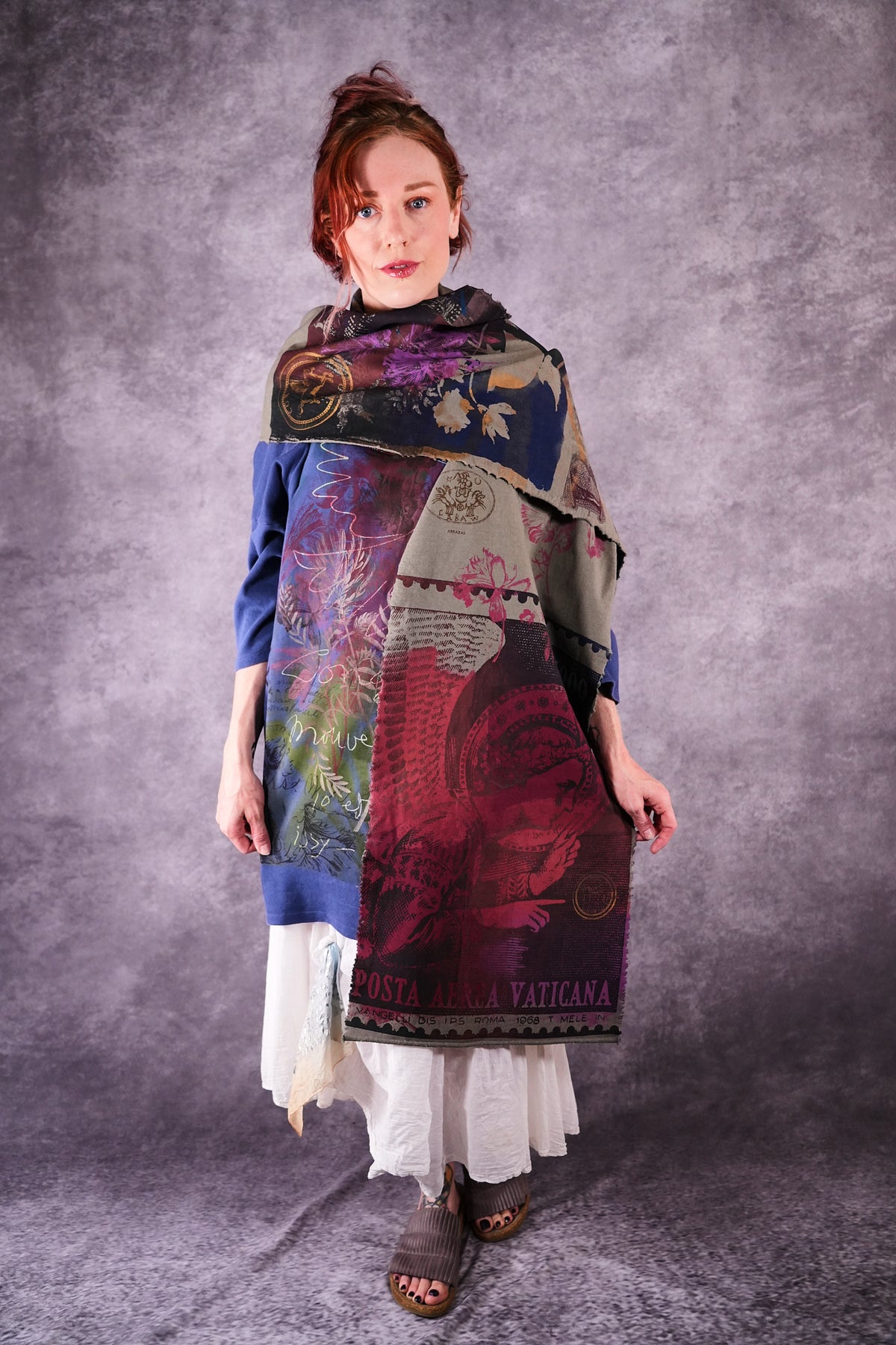 8167 Sweatshirt Art Wrap Clay Beach Italian Postage