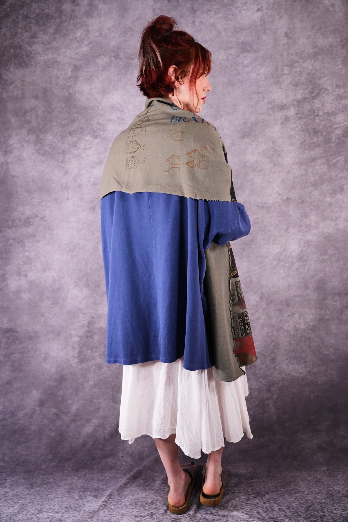 8167 Sweatshirt Art Wrap Clay Beach Italian Postage