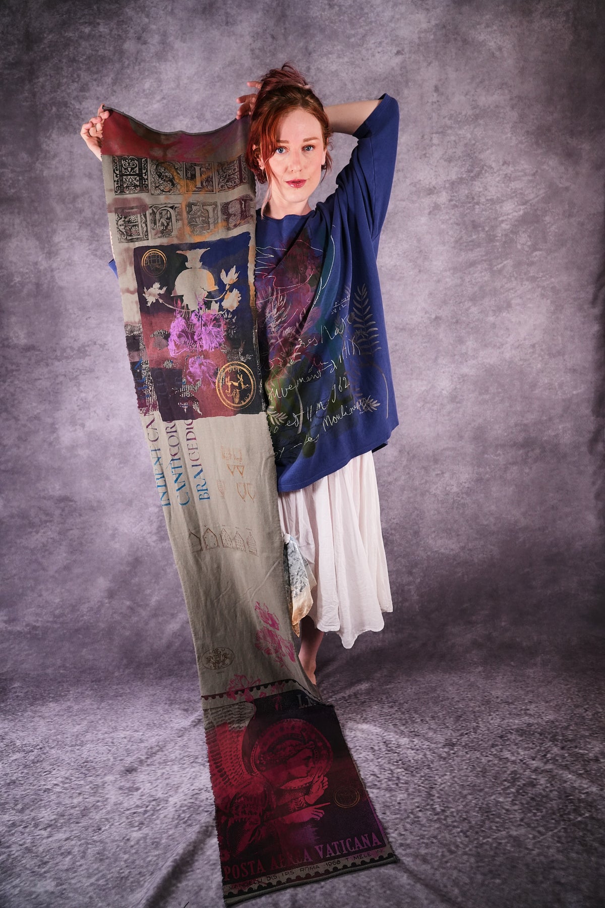 8167 Sweatshirt Art Wrap Clay Beach Italian Postage