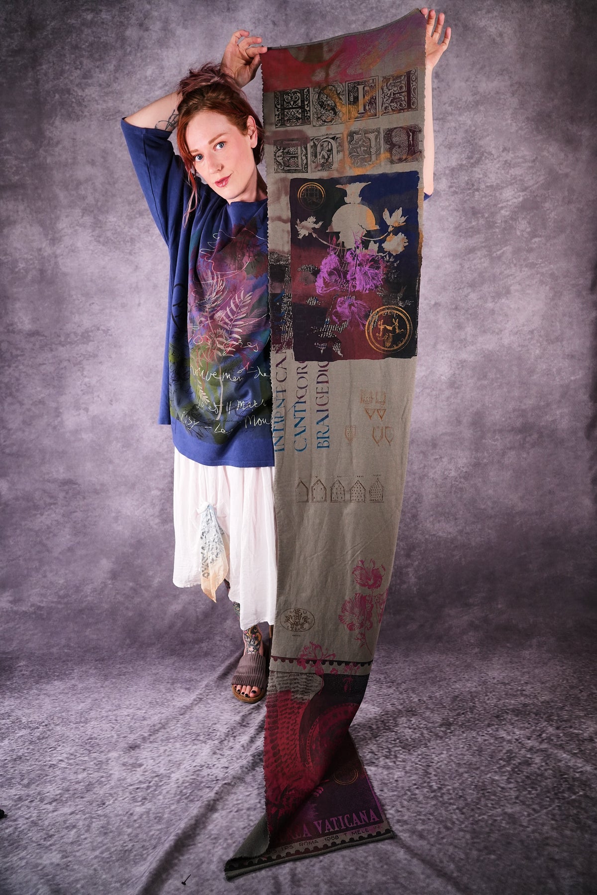 8167 Sweatshirt Art Wrap Clay Beach Italian Postage