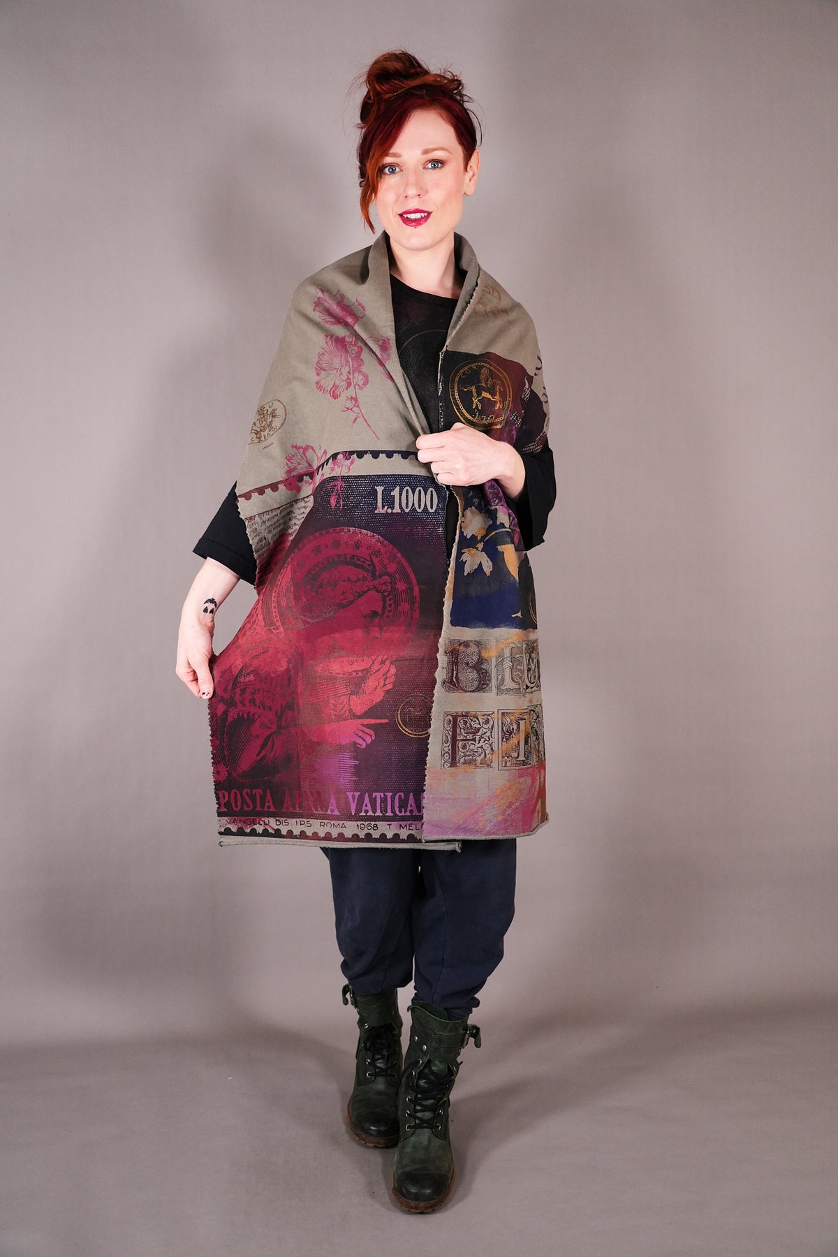 8167 Sweatshirt Art Wrap Clay Beach Italian Postage