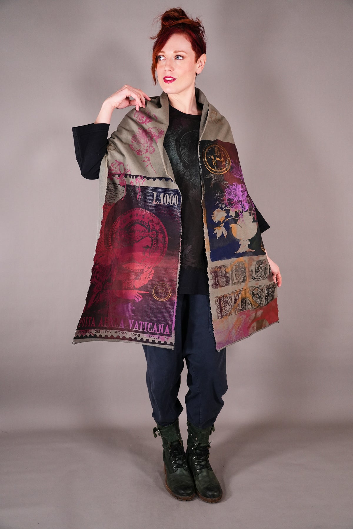 8167 Sweatshirt Art Wrap Clay Beach Italian Postage