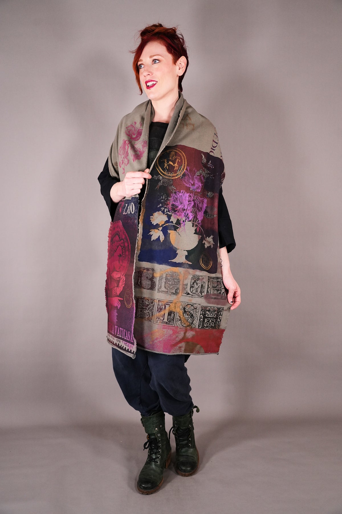 8167 Sweatshirt Art Wrap Clay Beach Italian Postage