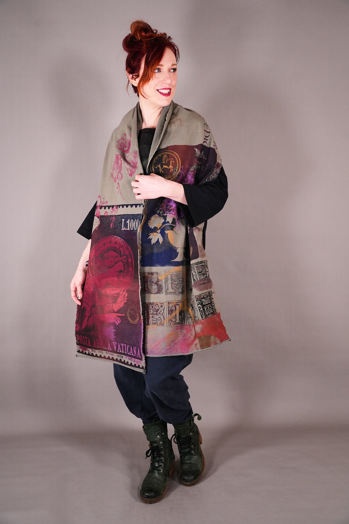 8167 Sweatshirt Art Wrap Clay Beach Italian Postage