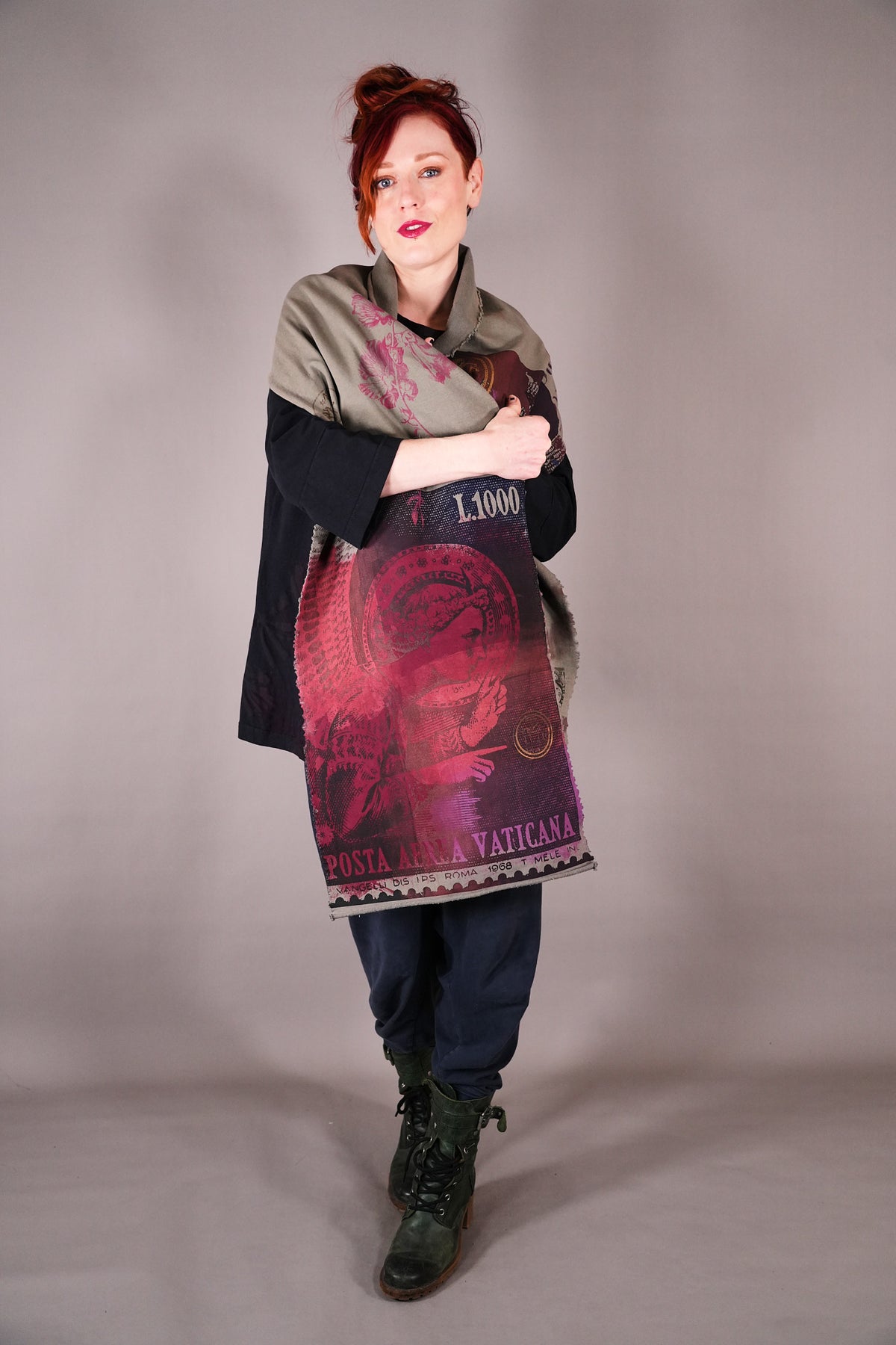 8167 Sweatshirt Art Wrap Clay Beach Italian Postage
