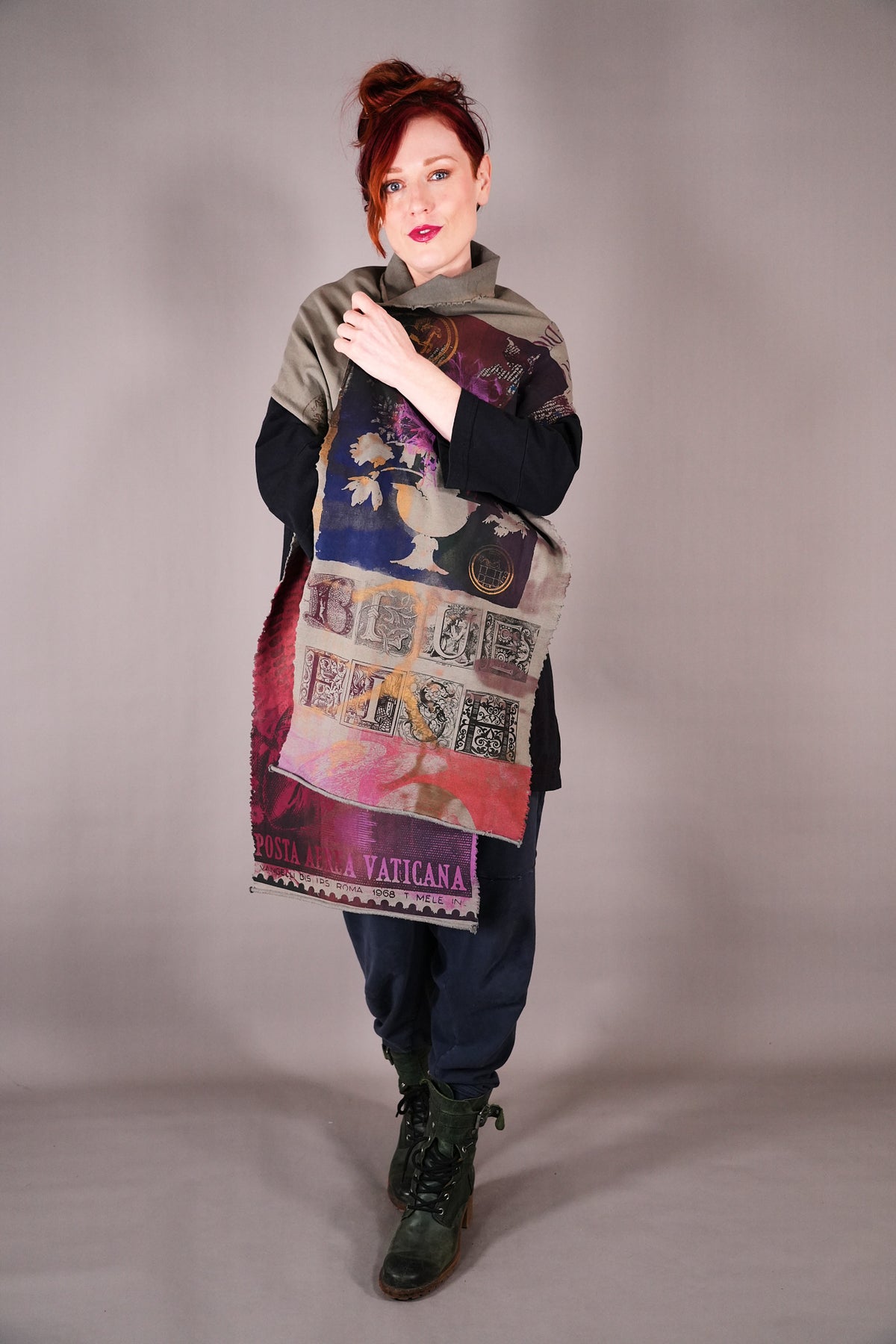 8167 Sweatshirt Art Wrap Clay Beach Italian Postage