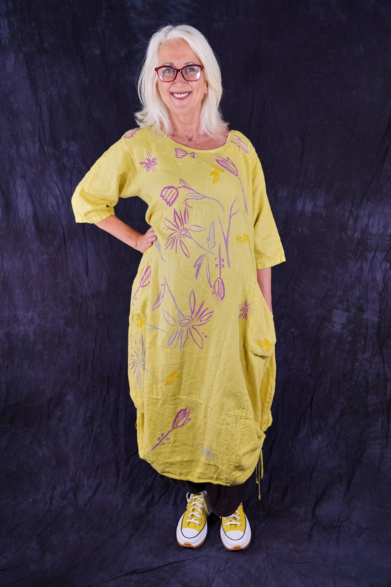 citron linen dress Reformation Citron Linen Dress | Natural