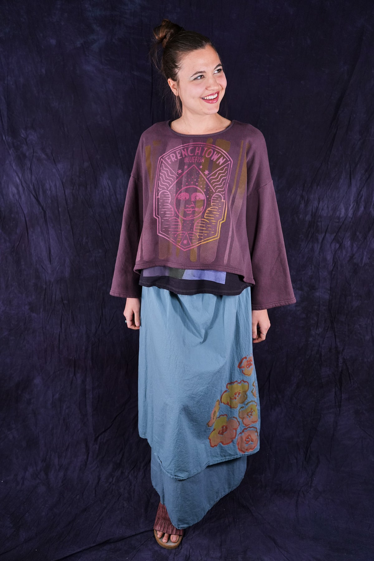 1608 Donna Sweatshirt Fig-P