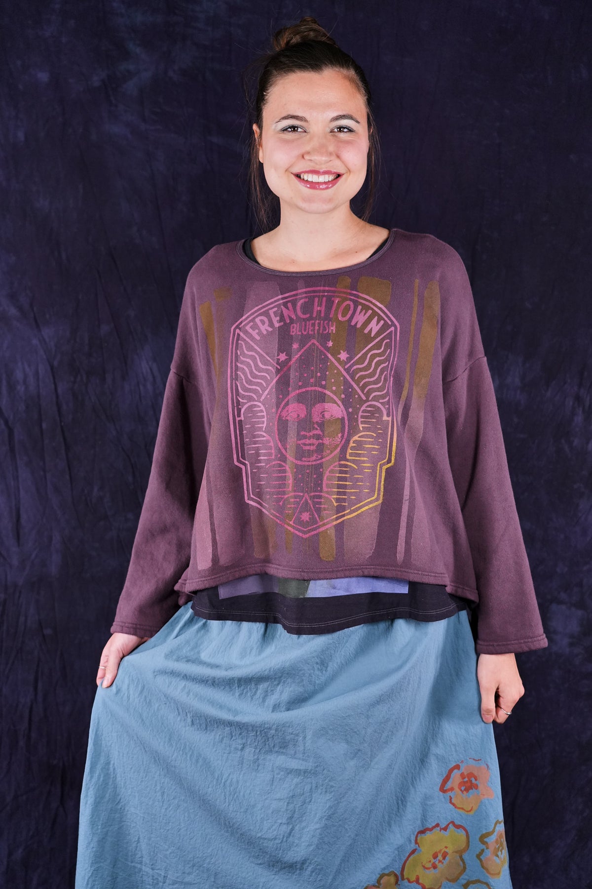 1608 Donna Sweatshirt Fig-P