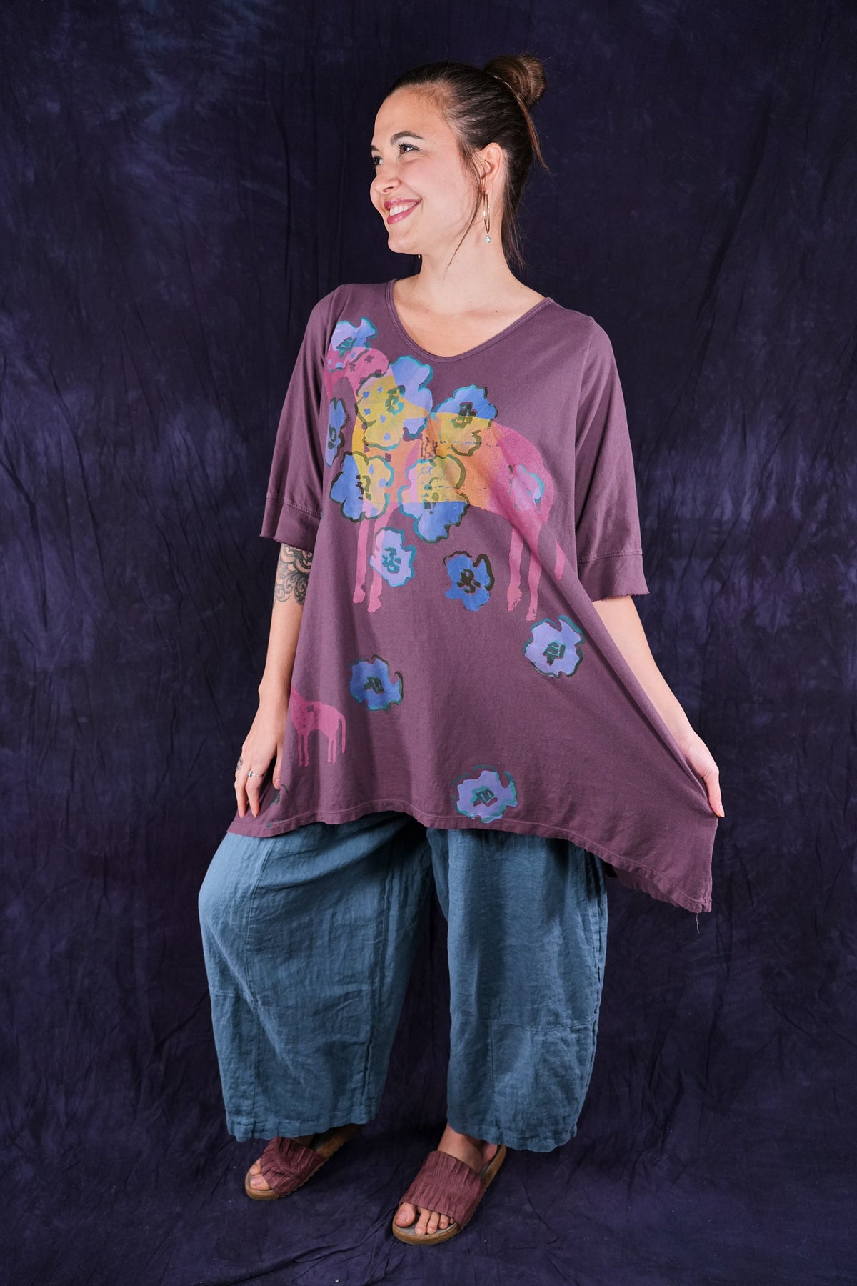 2371 Happiness Tunic Fig-P