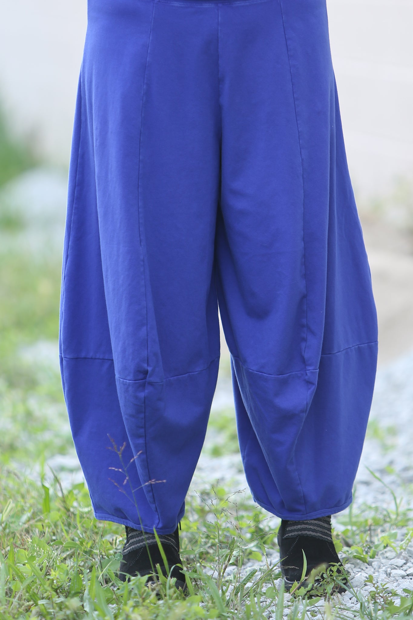 3273- Roll over Waist Four Square-Blue Spectrum-U