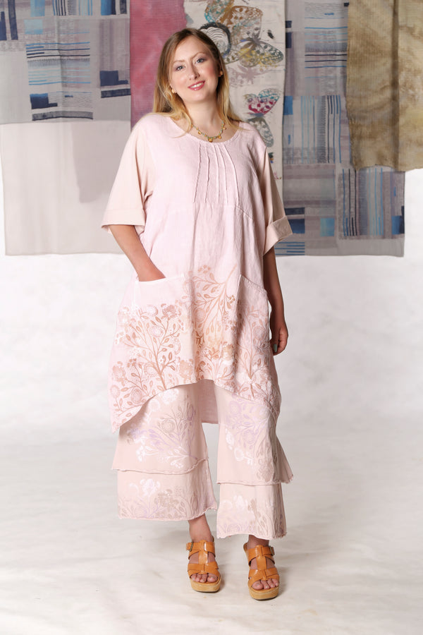 Nara Aqua Linen Pocket Dress main image 1