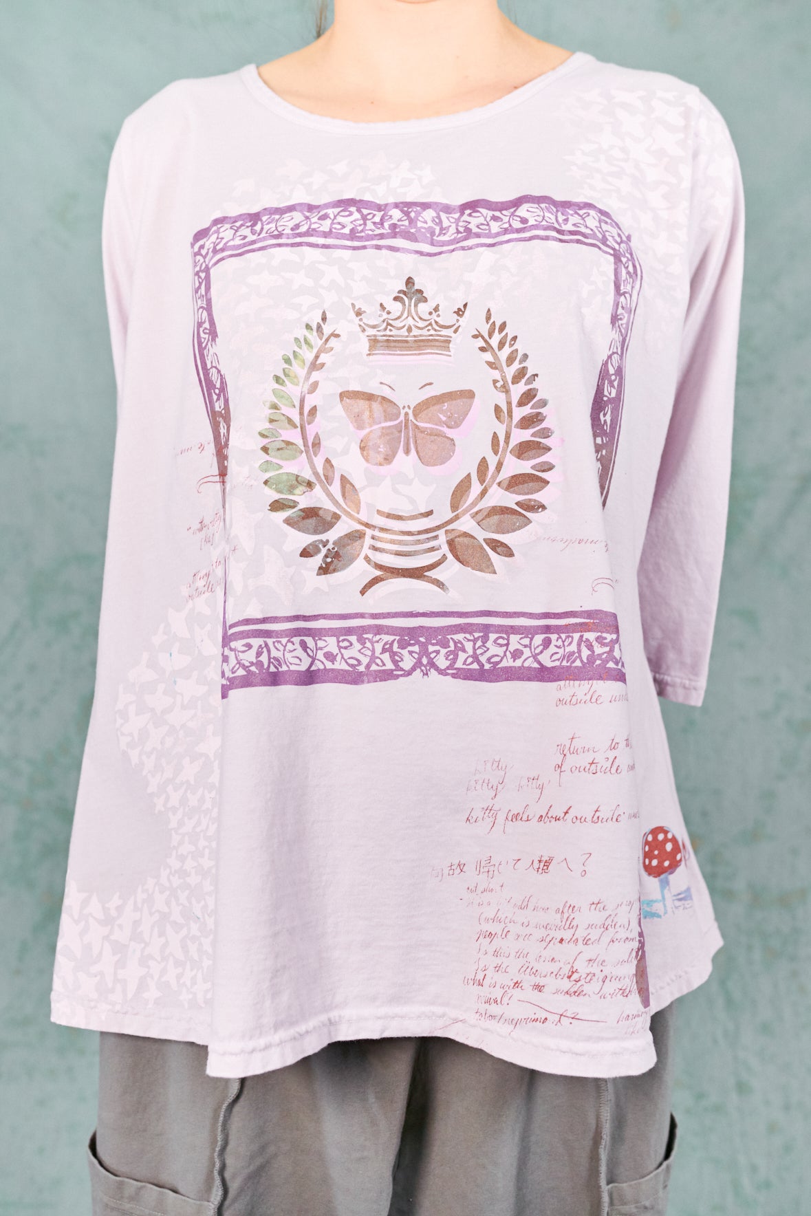 1145 S/S Cafe Tee Rose Water-P