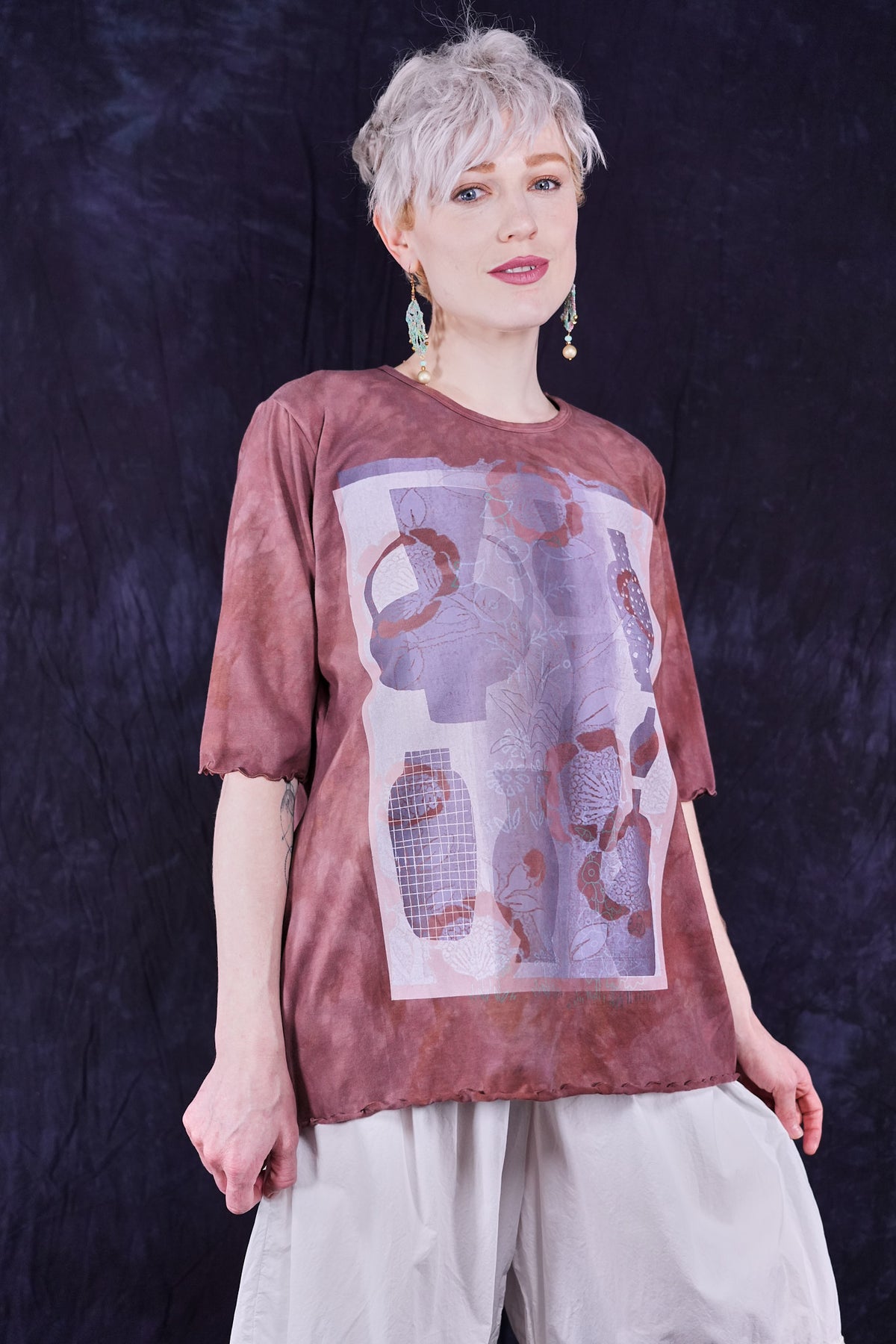 1149HD Horizon Tee Vintage Cotto-P (red earth)