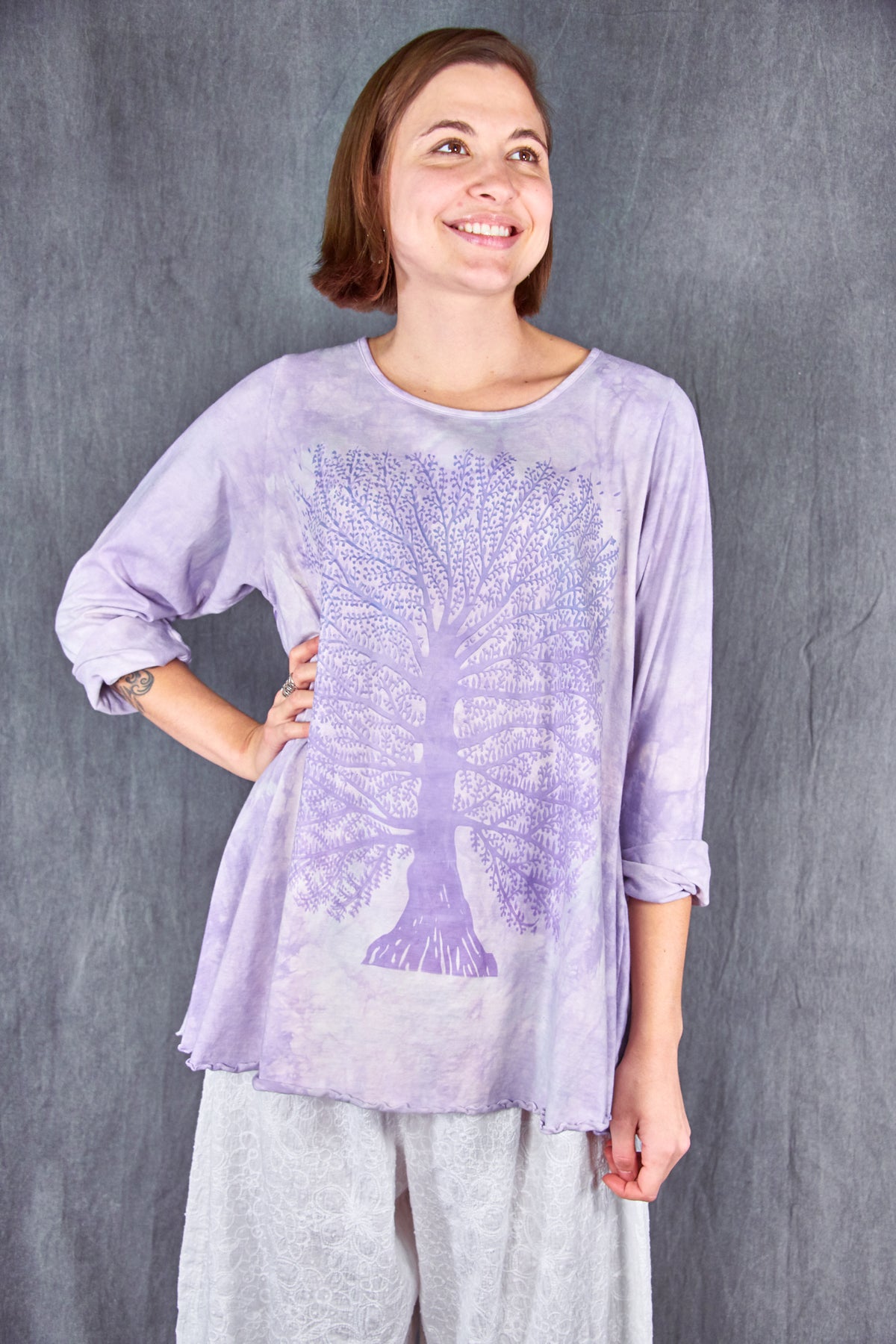 1190HD Cafe Tee Lavender-P