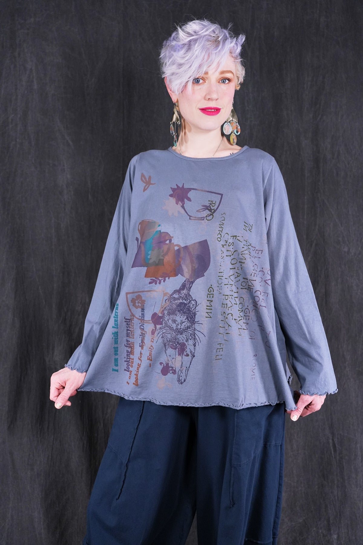 1190 Cafe Tee River Mist-P