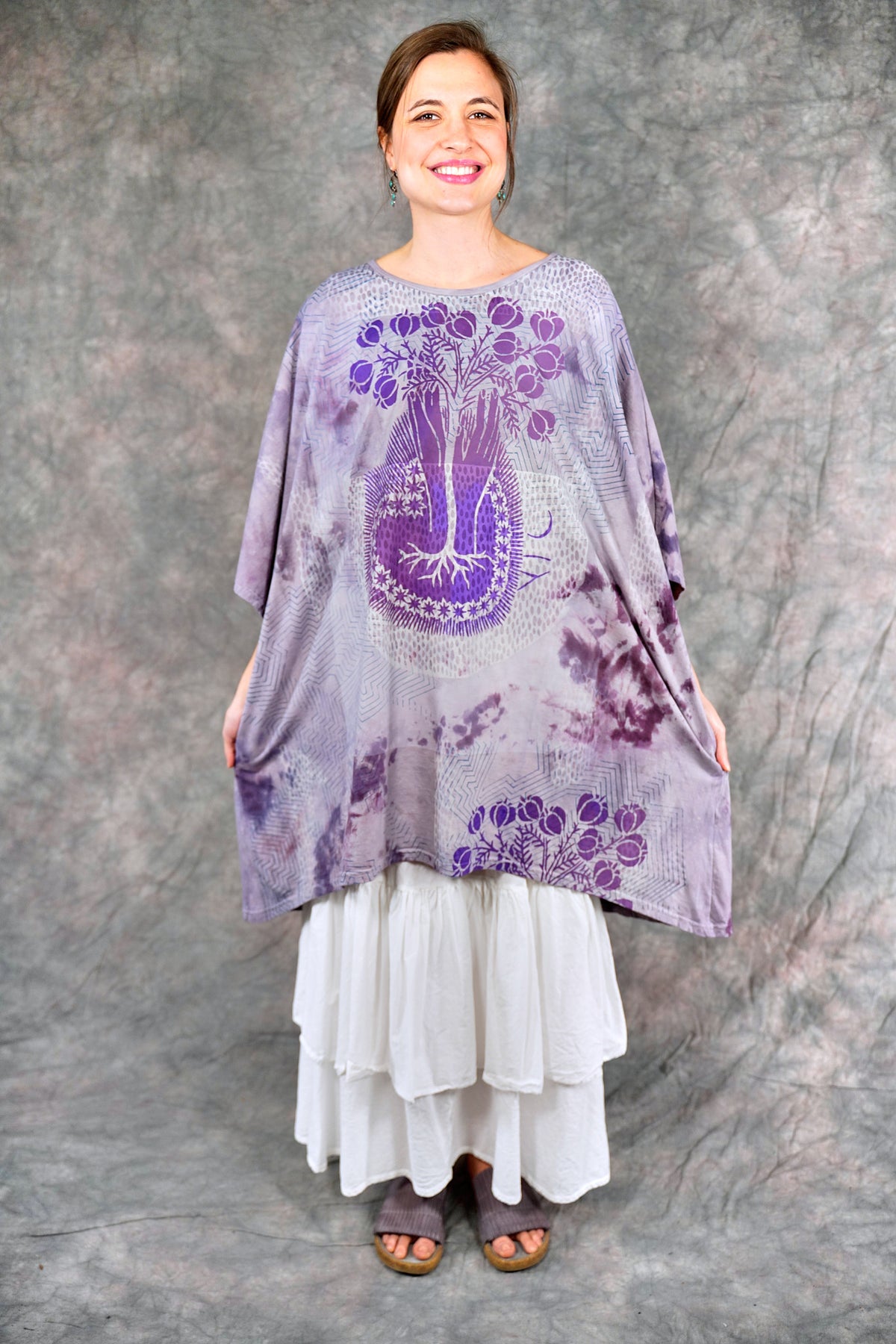 1255HD Art Tee Violet Lavender Sky-P