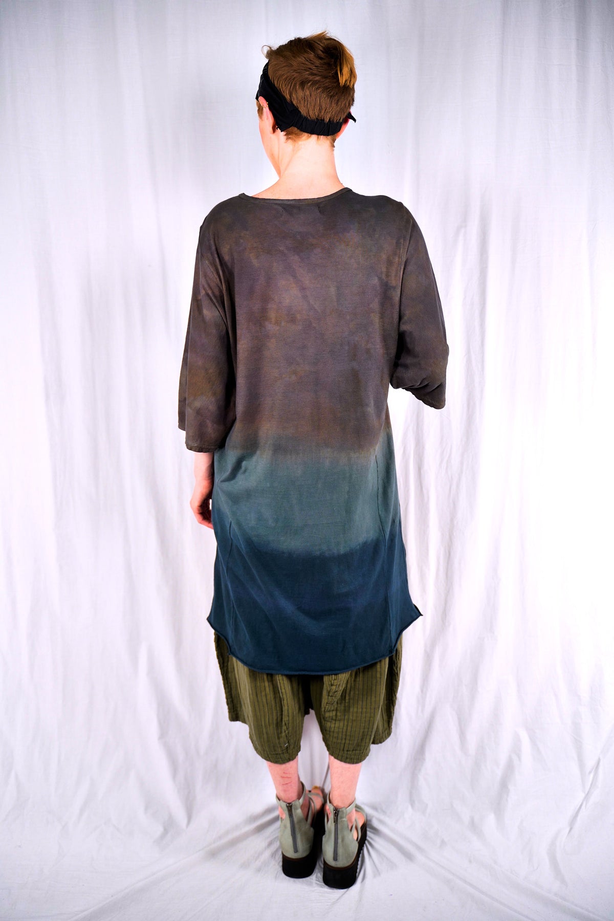 1564HD Euro Slim Fit Art Tunic Inverse Sea-P