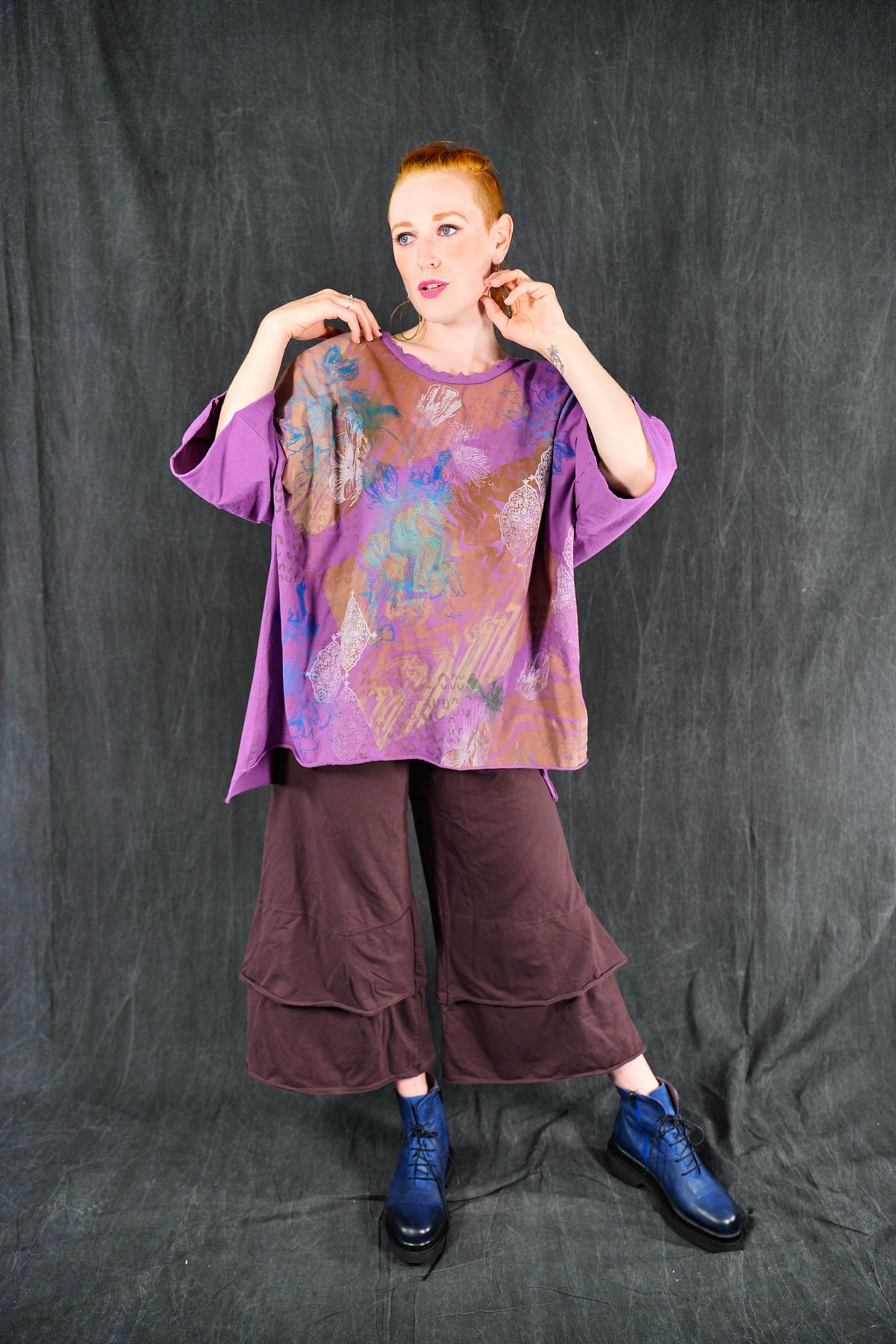 1568 Essential Tee Wild Orchid-P
