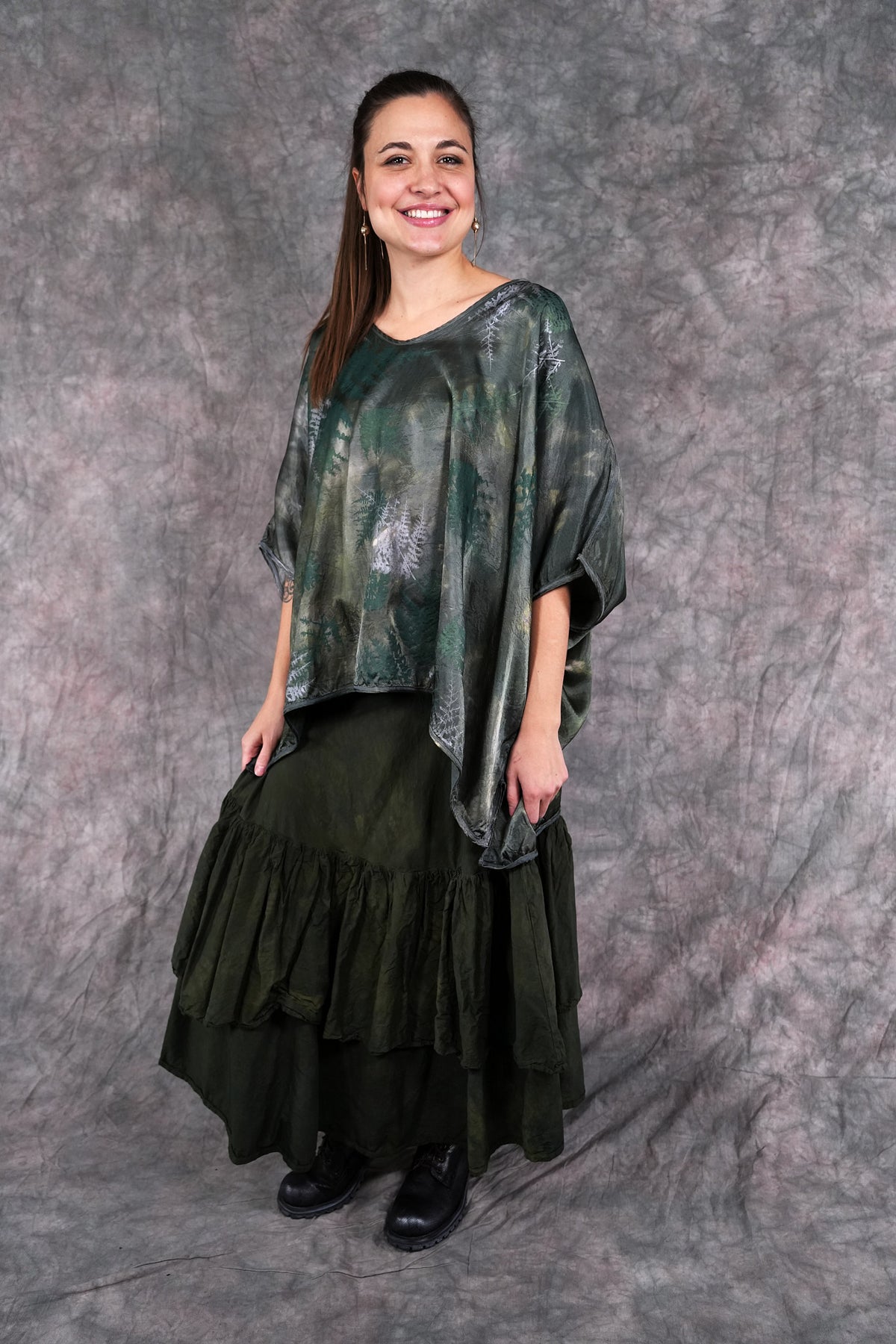 1591HD Hand-dyed Vitreous Square Top Sylvan-P