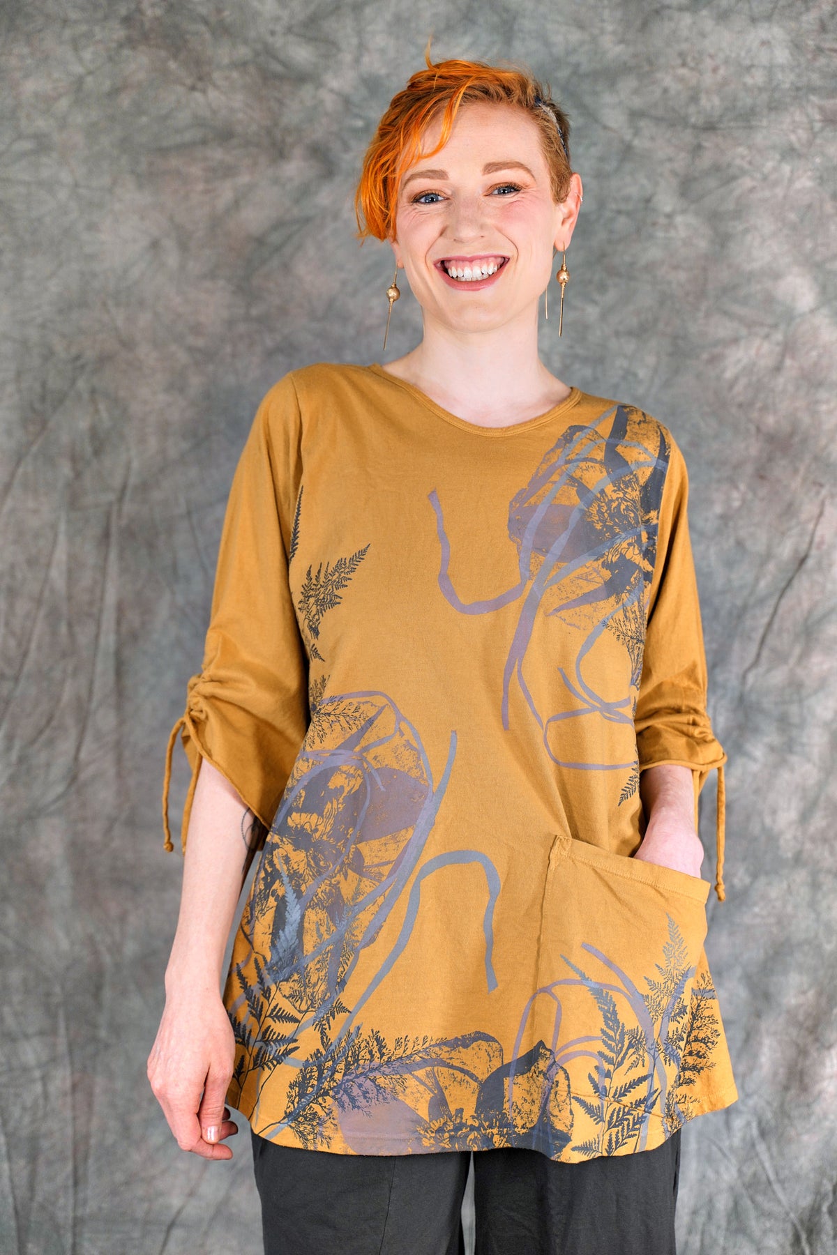1601 Printmaking Pocket Top Antique Bronze-P