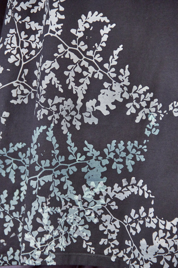 2139 Tree of Life Top Black Delicate Leaves-P - Blue Fish Clothing