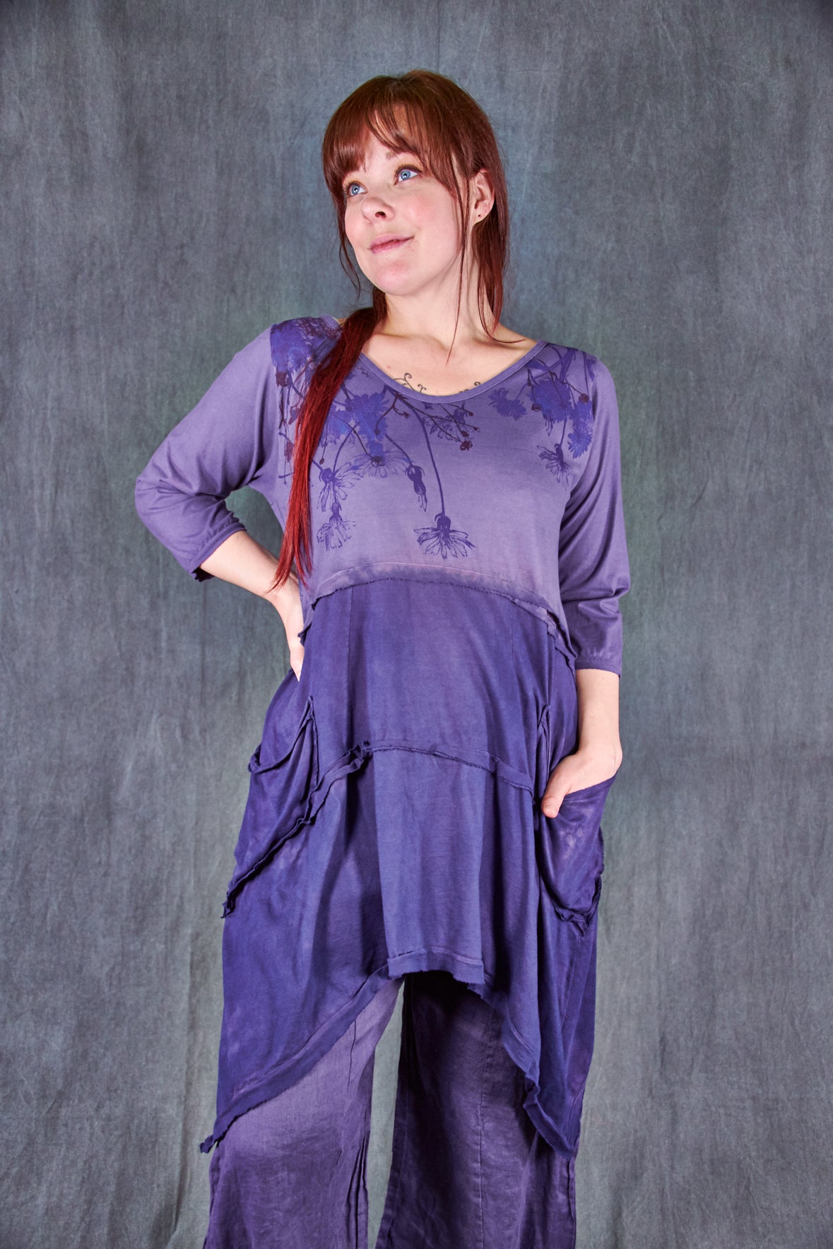 2222HD-Raw Seam Vector Hand Dyed-Violette Blue