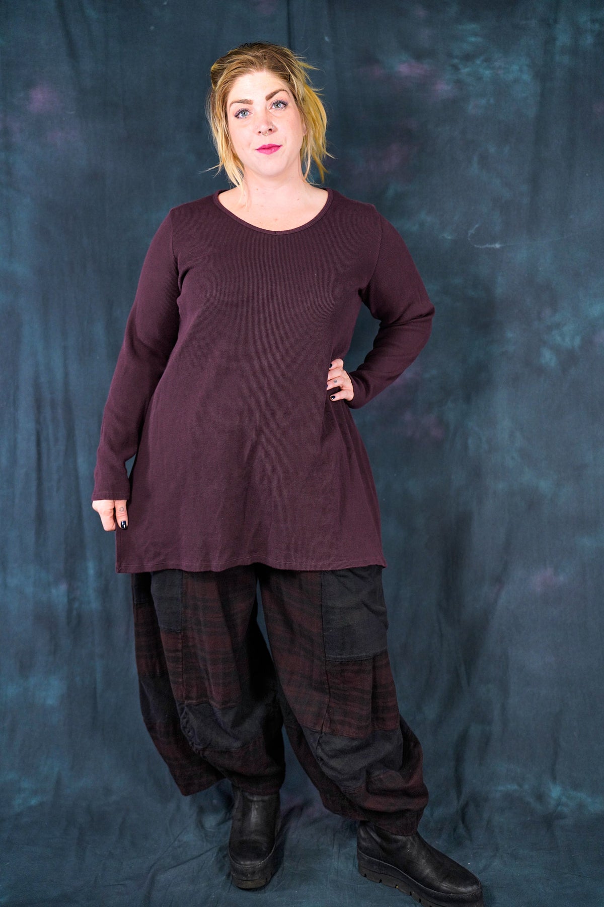2293 Thermal Voyages Tunic Ogo-Unprinted