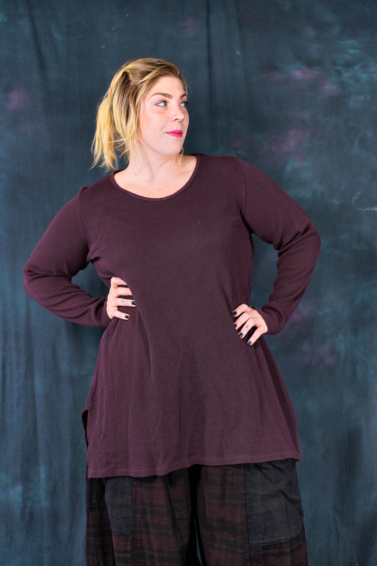 2293 Thermal Voyages Tunic Ogo-Unprinted