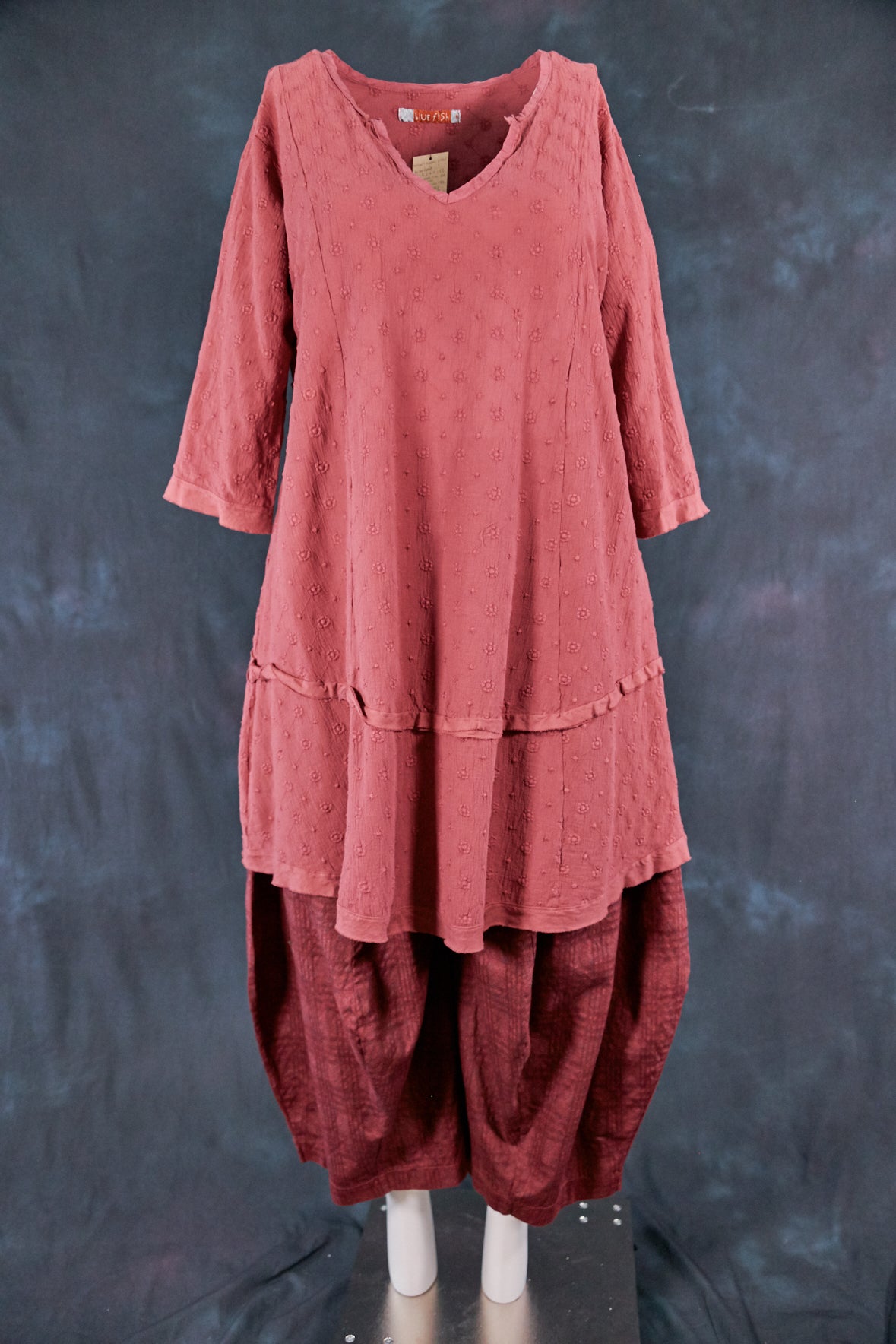 2311 Gypsy Gauze Summer Dress-Rose Canyon-U