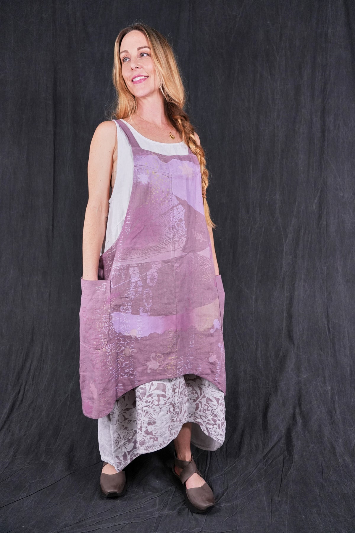 2337 Linen Sundress Fog-P