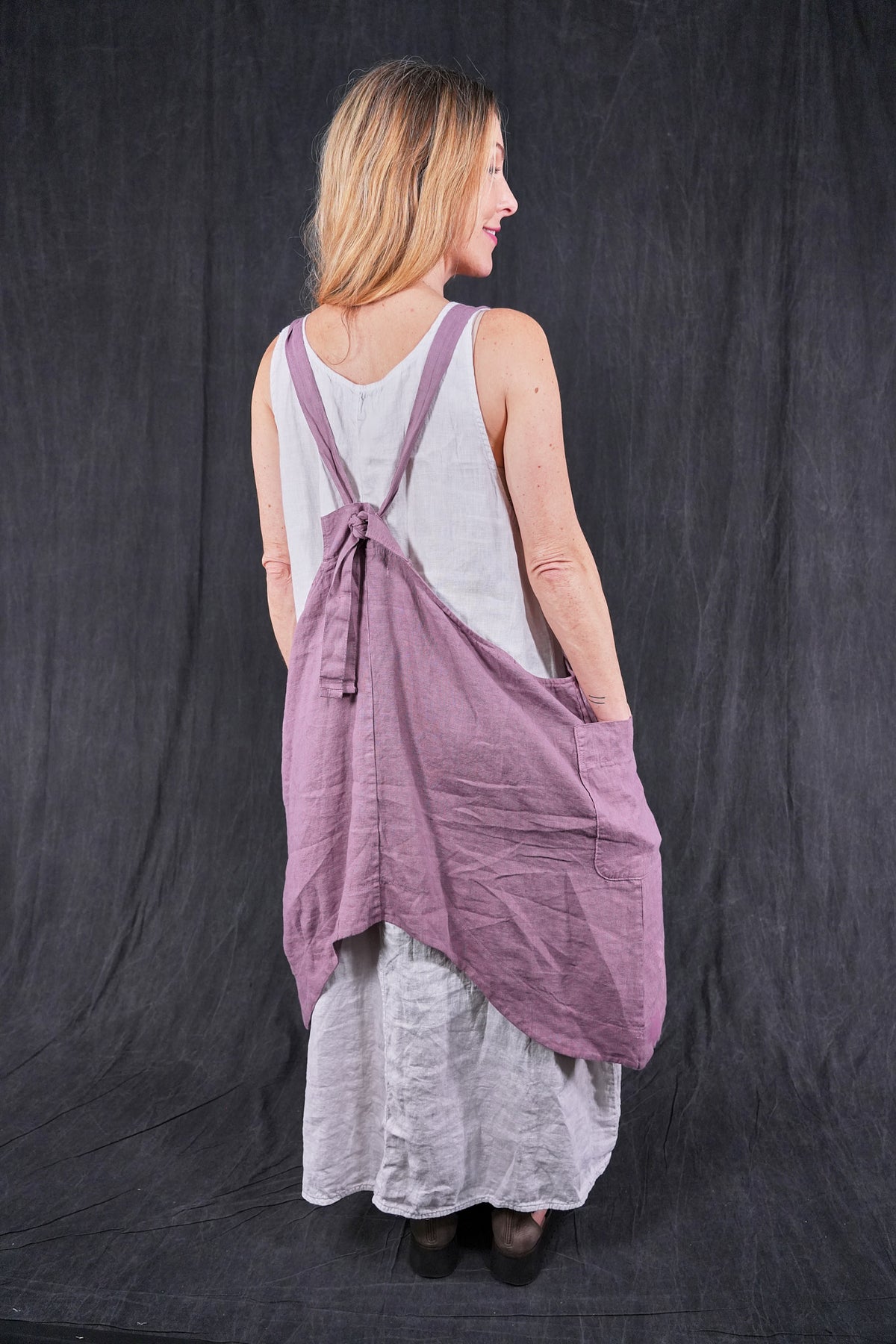 2337 Linen Sundress Fog-P