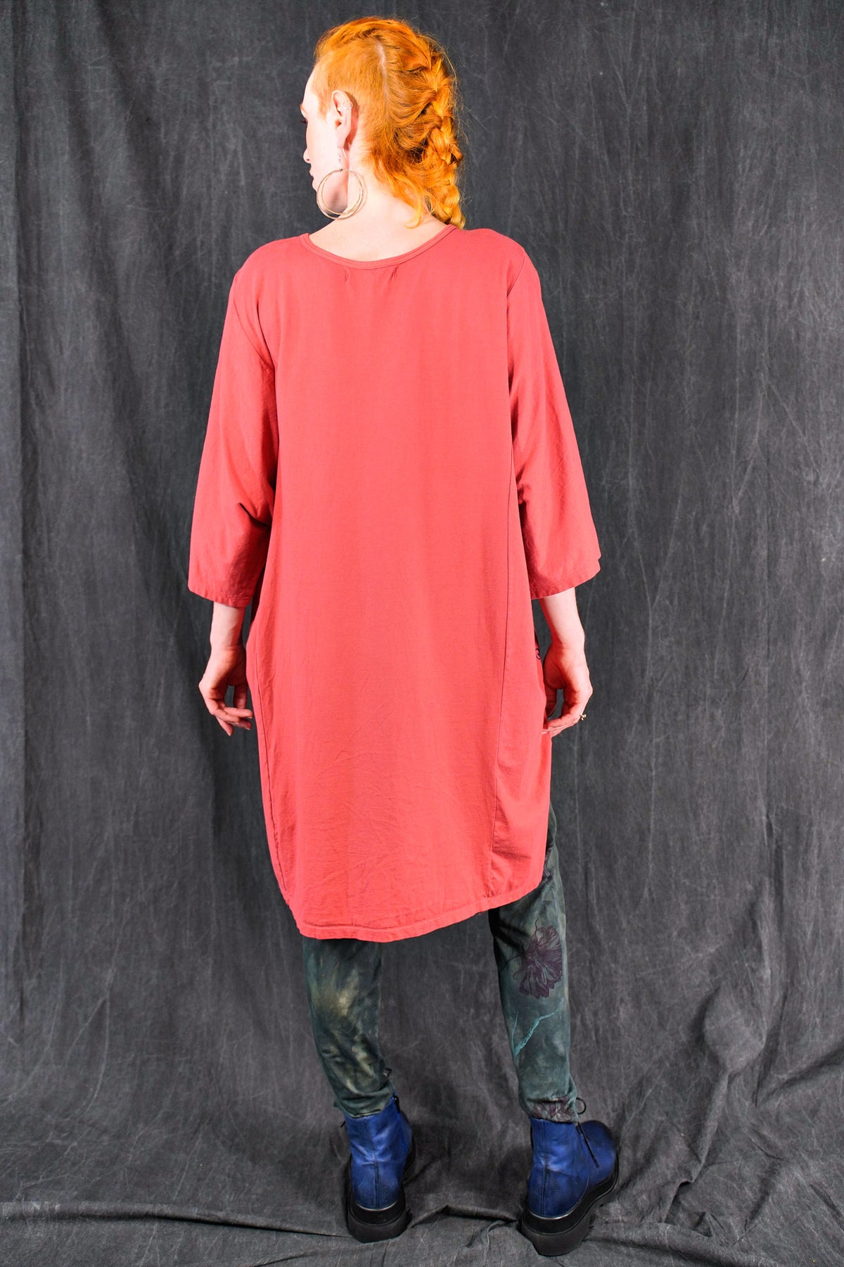 2358 Tournesol Tunic Coral Toile Wonderland