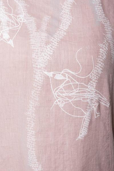 Rosita Tunic With OJ Sleeve Rose Blush Printed