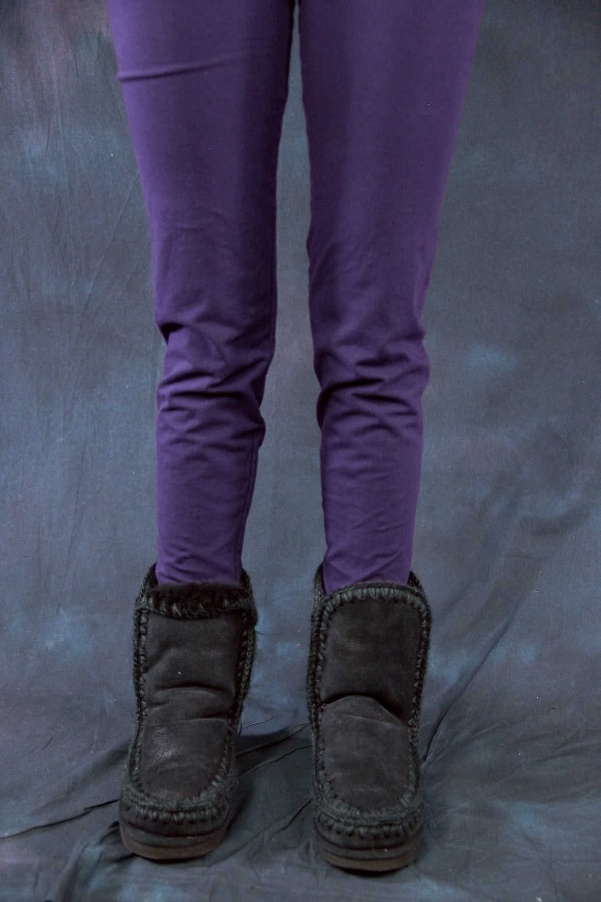 3136 Heavyweight Legging Purple-U