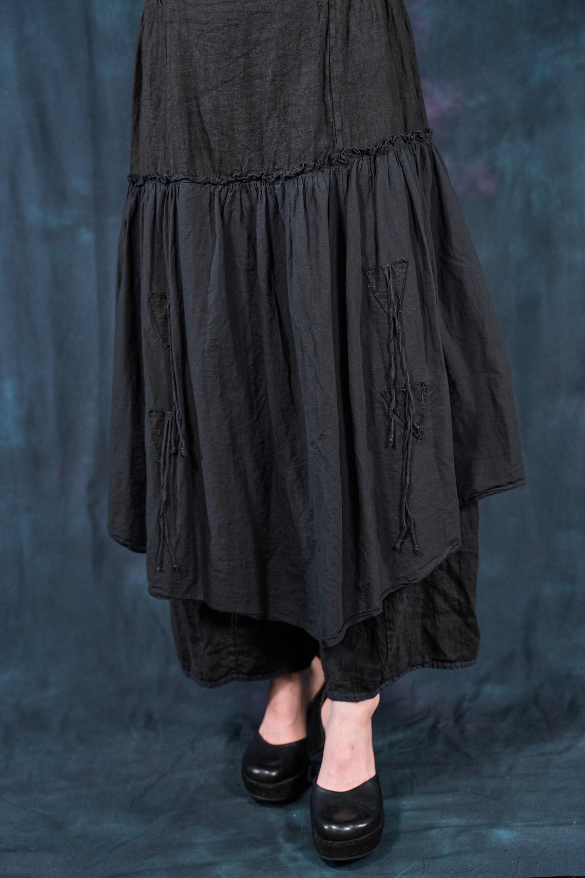 3266 Fusion Pant Skirt- Black Unprinted