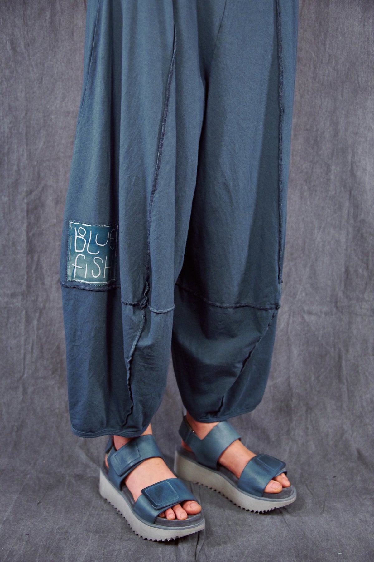 3273 Fold Over Four Square Pant Hypnea-Patched