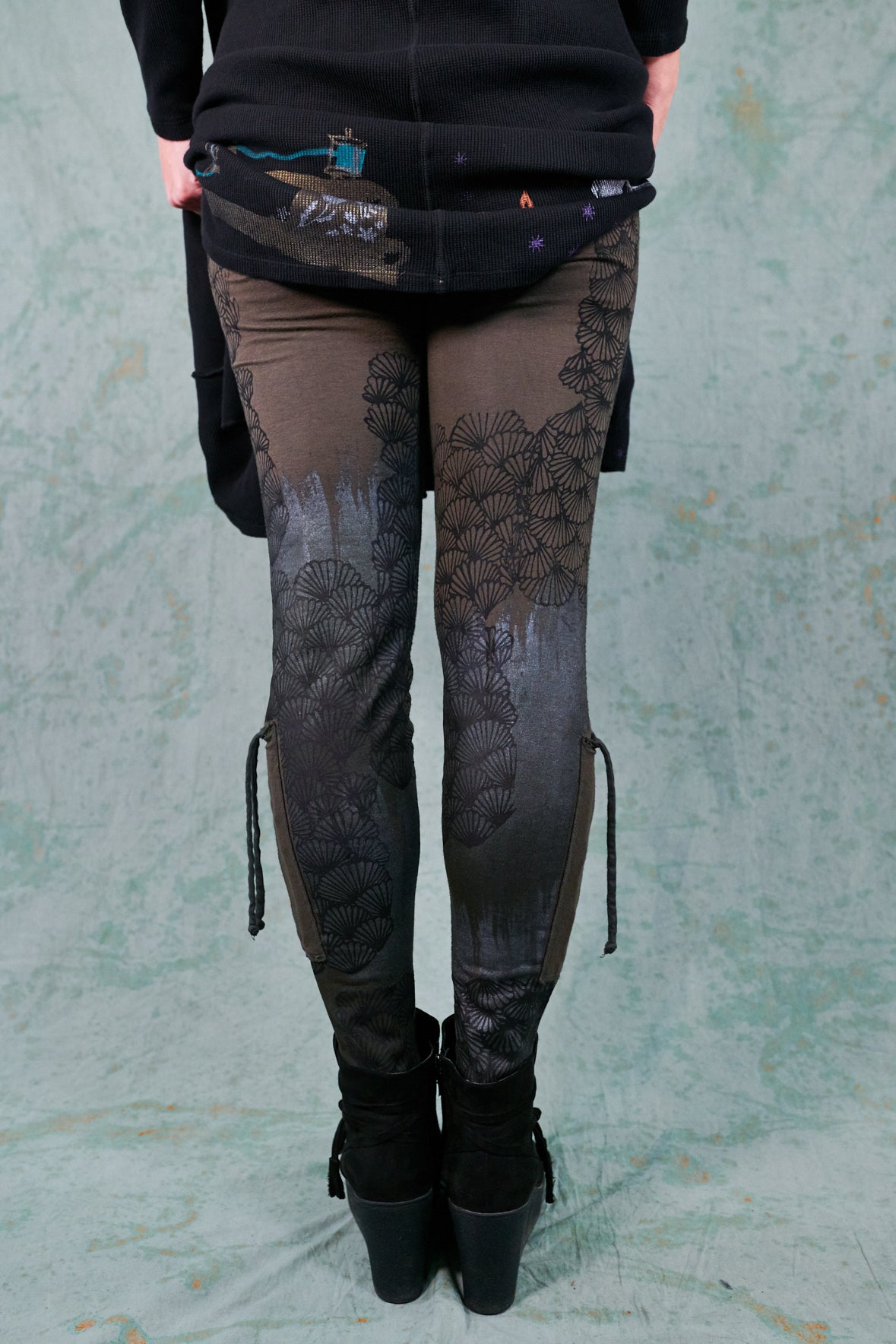 3319 Drawstring Legging-Myrtle-P
