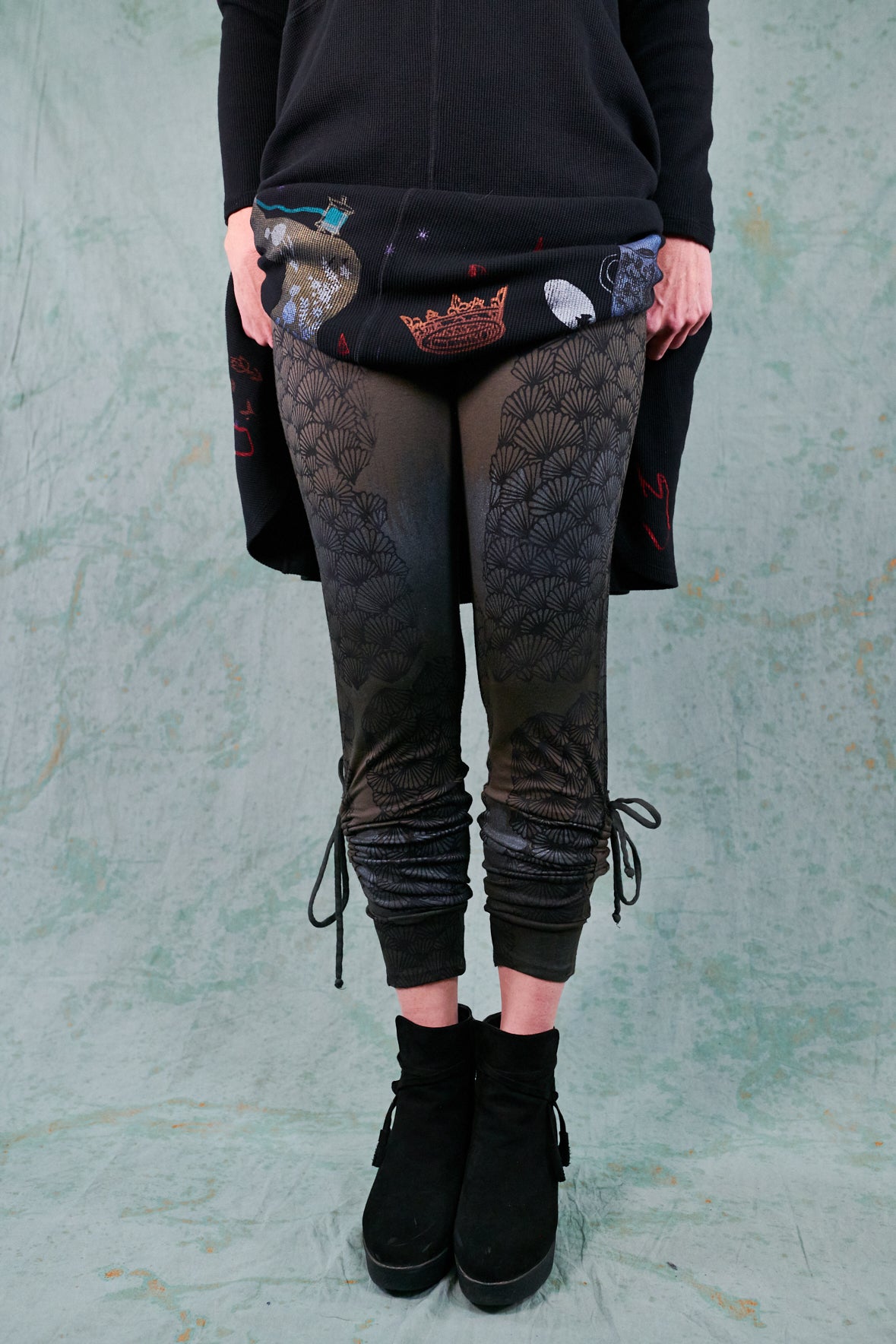 3319 Drawstring Legging-Myrtle-P