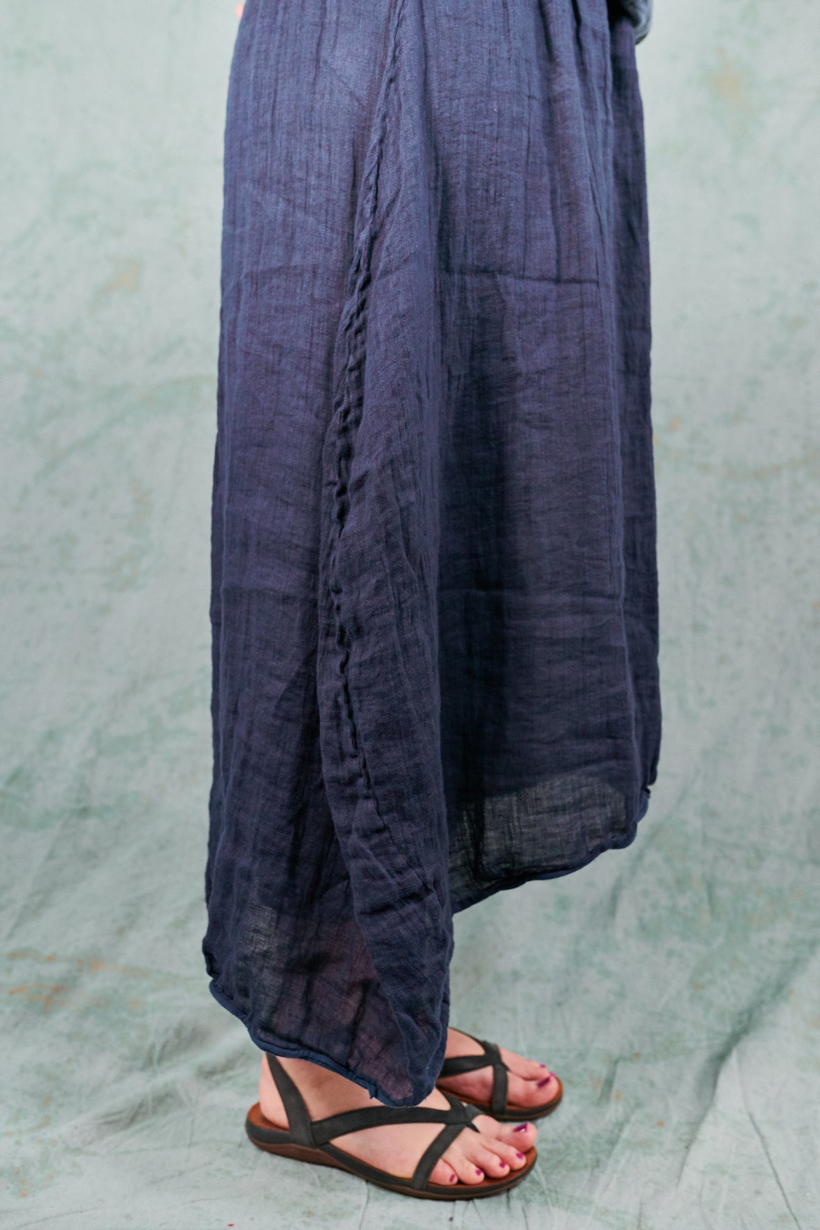 4181 Sylph Skirt-Blue Ink-U