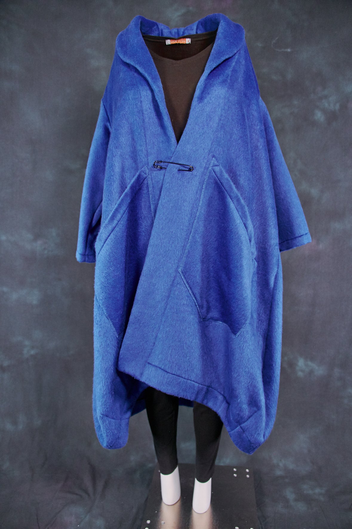 5286 Winter Wool Coat Lapis